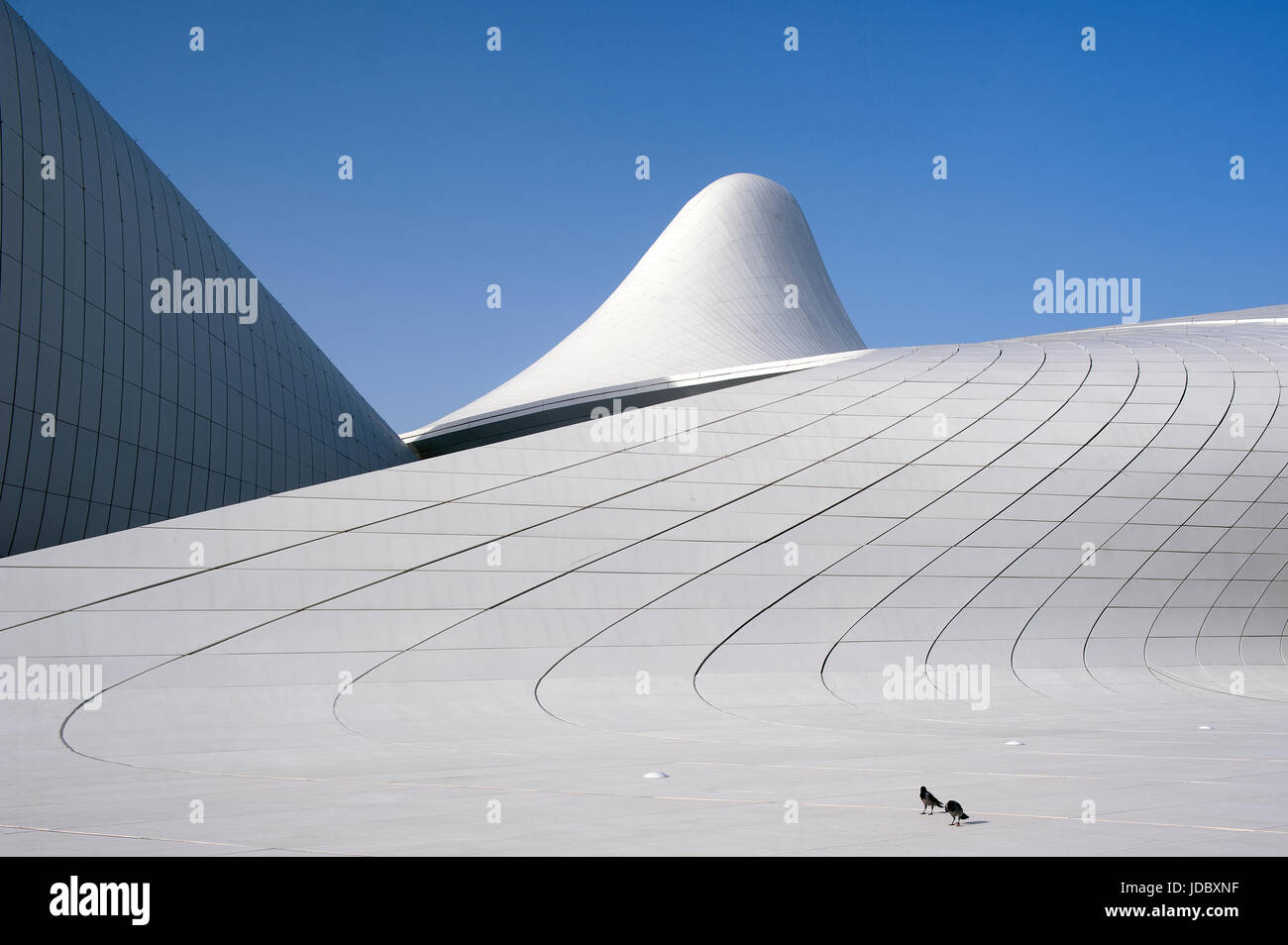 The Heydar Aliyev Center ,Baku,Azerbaijan Stock Photo