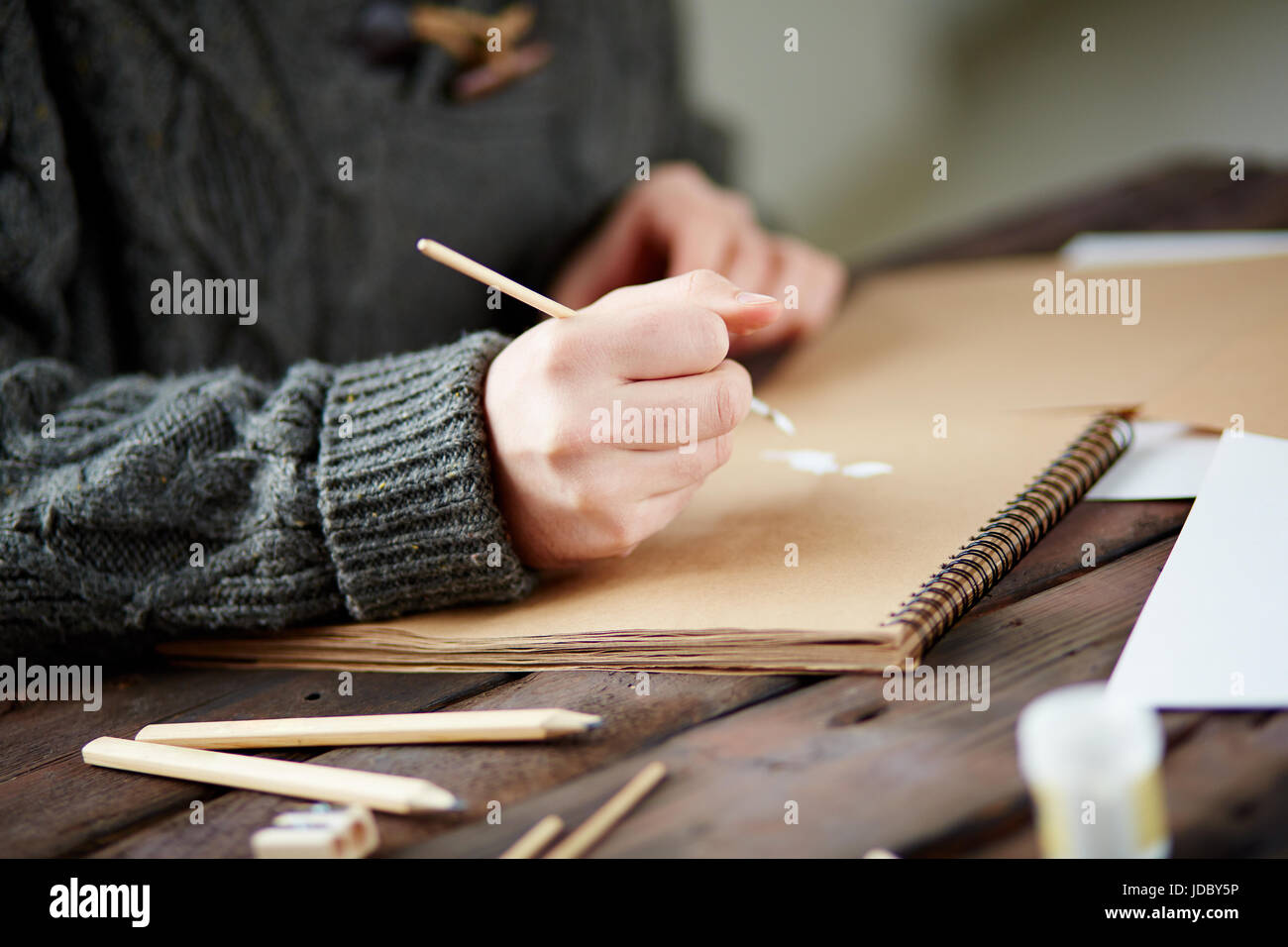 Work of painter Stock Photo Alamy