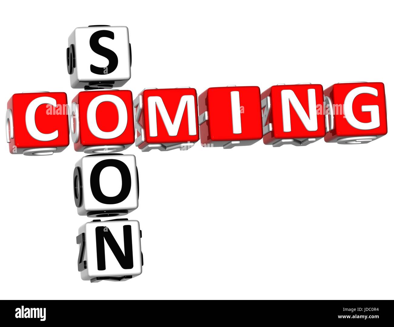 3D Cooming Soon Crossword on white background Stock Photo Alamy 3D Cooming Soon Crossword on white background Stock Photo Alamy