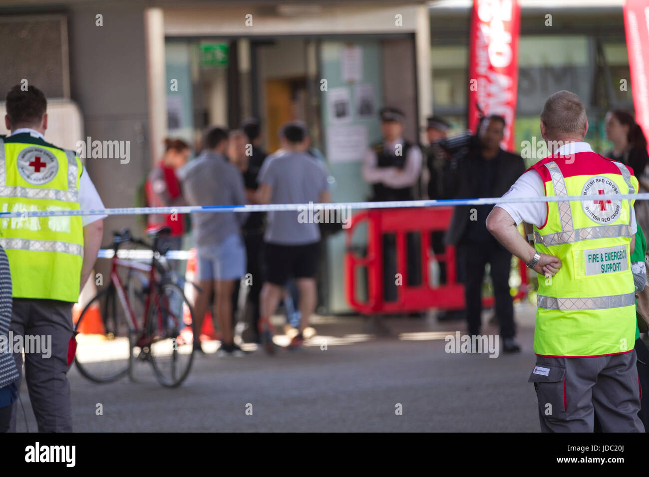 Grenfell Tower fire disaster, West London, UK Stock Photo