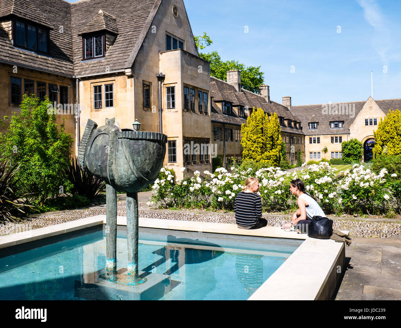 Nuffield College, University of Oxford, Oxford, England Stock Photo