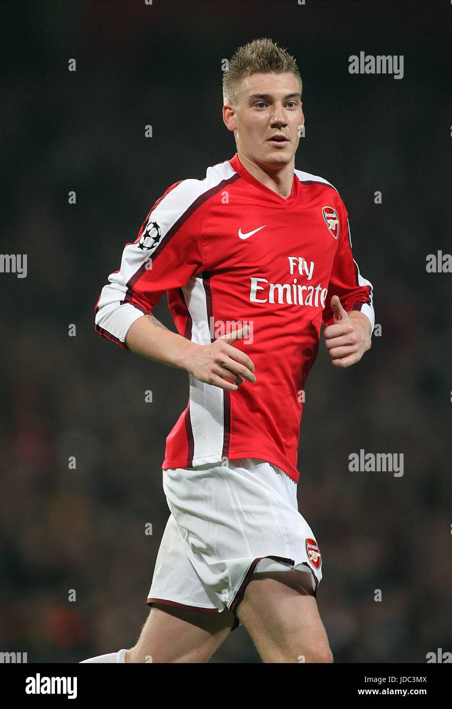 NICKLAS BENDTNER ARSENAL FC EMIRATES STADIUM LONDON ENGLAND 24 February