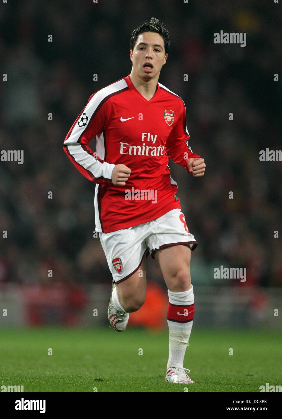 Samir Nasri Arsenal Fc Emirates Stadium London England 24 February 2009 Stock Photo Alamy