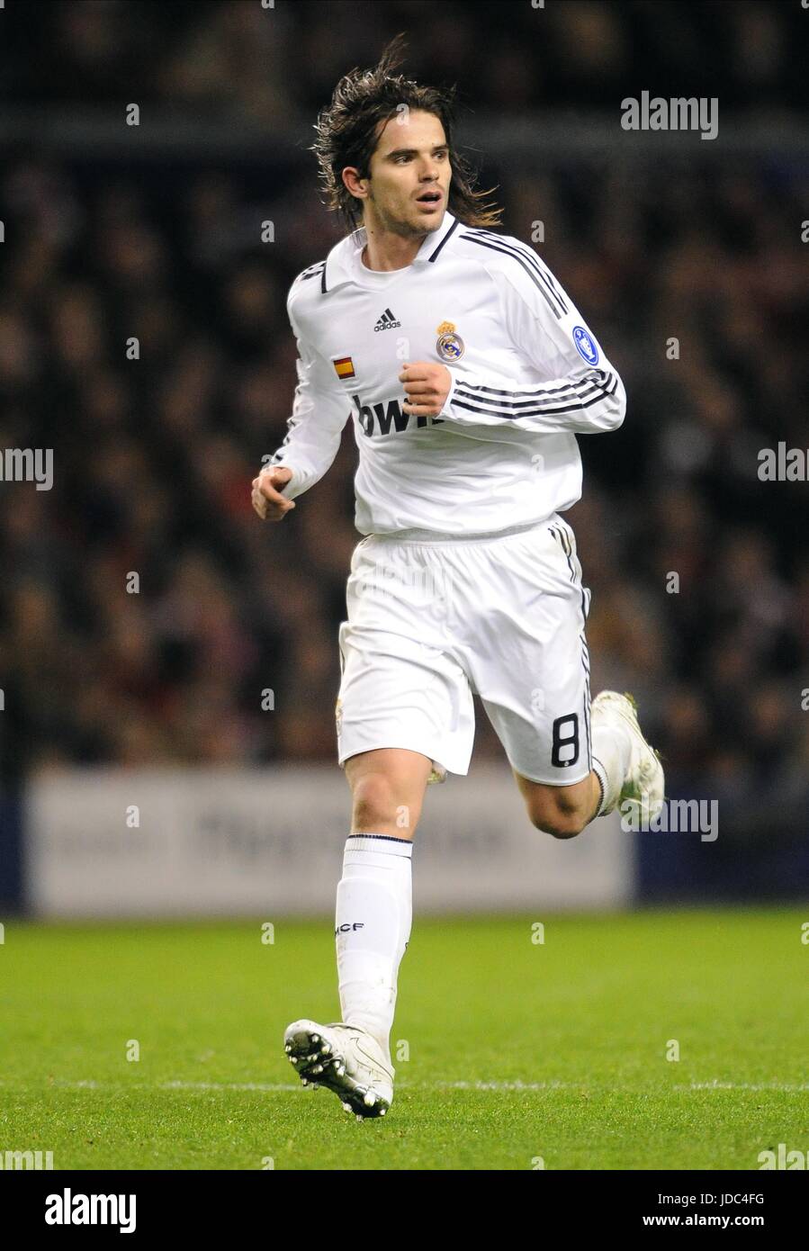 FERNANDO GAGO REAL MADRID ANFIELD LIVERPOOL ENGLAND 10 March 2009 Stock Photo