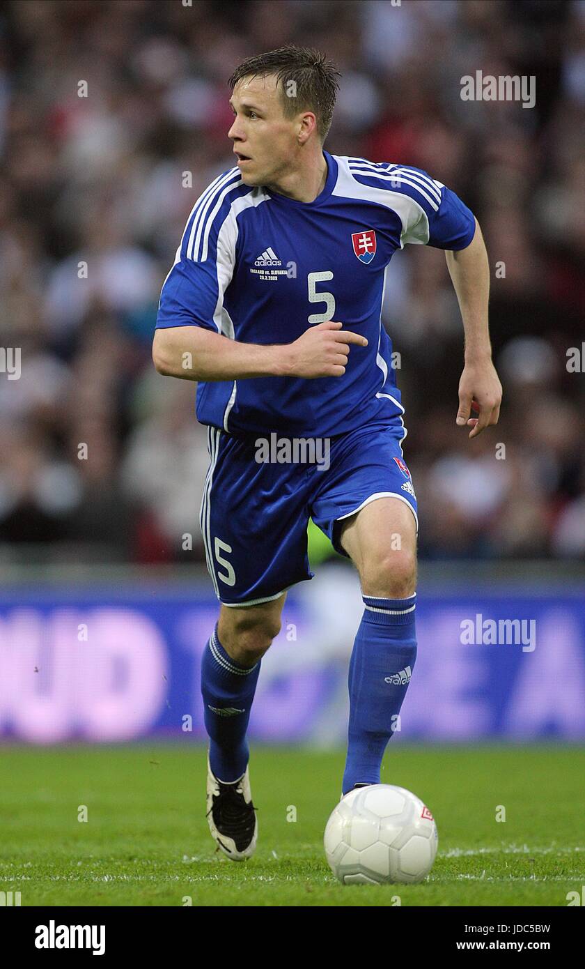 RADOSLAV ZABAVNIK SLOVAKIA WEMBLEY STADIUM LONDON ENGLAND 28 March 2009