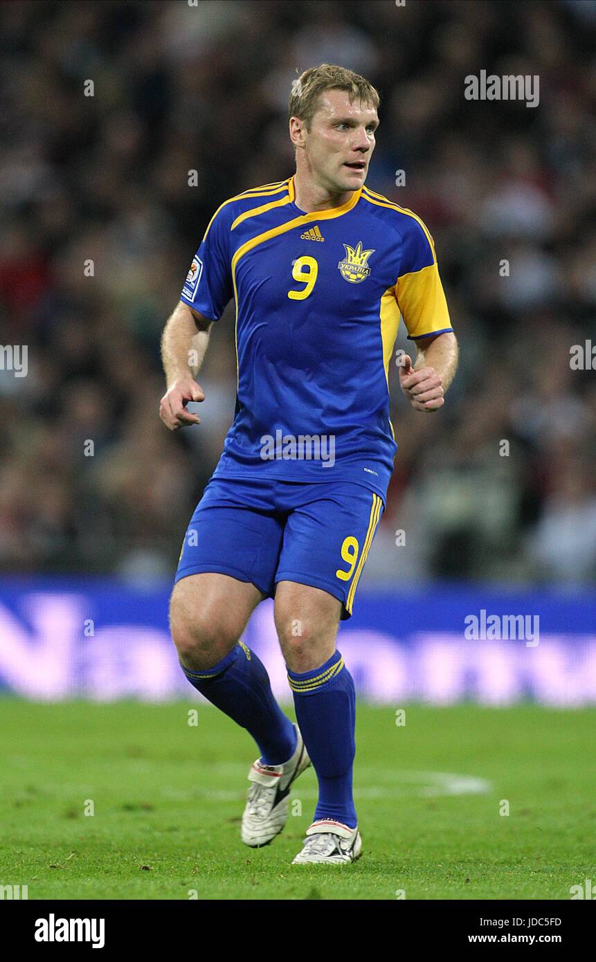 VALENTYN SLIUSAR UKRAINE WEMBLEY STADIUM LONDON ENGLAND 01 April 2009 ...