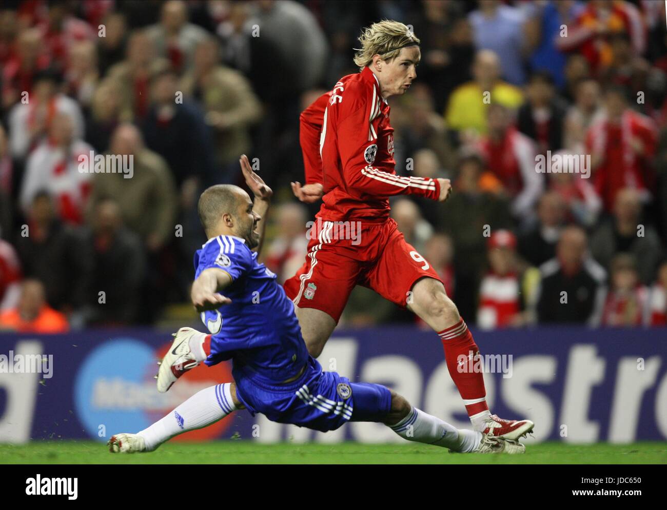 Alex Fernando Torres Liverpool V Chelsea Anfield Liverpool England Stock Photo Alamy