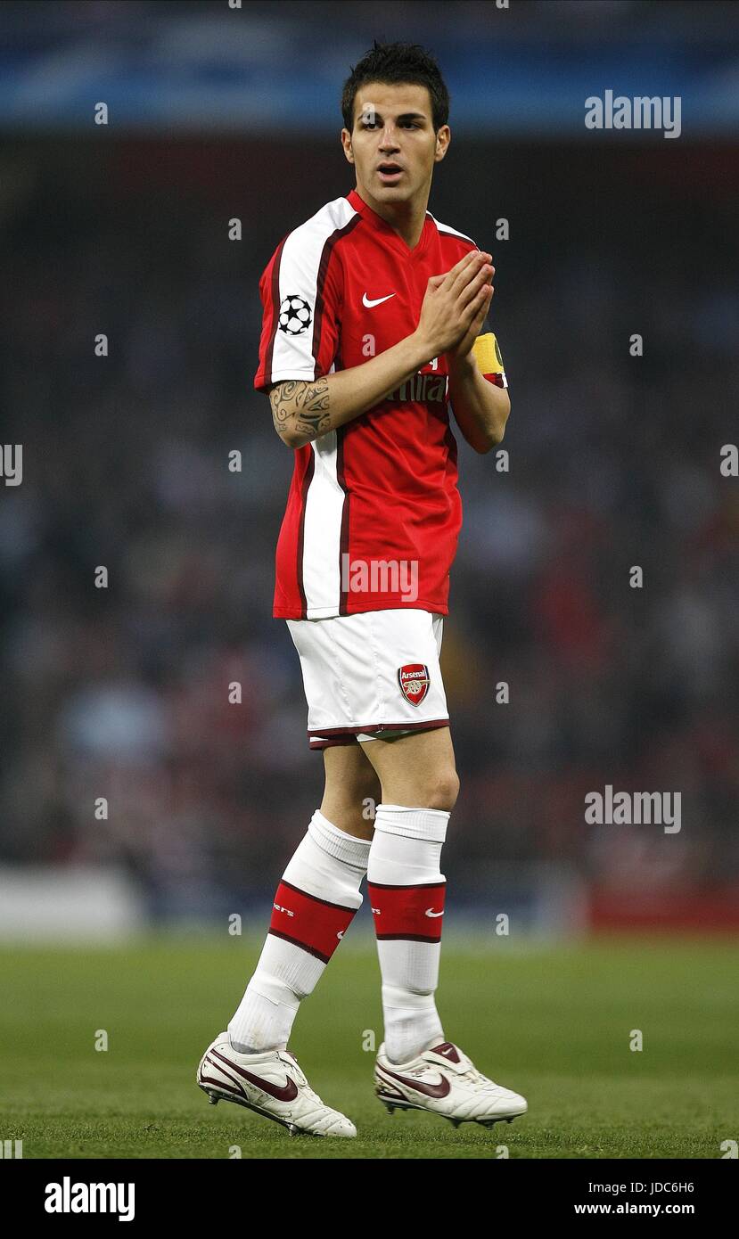 CESC FABREGAS ARSENAL FC EMIRATES STADIUM LONDON ENGLAND 15 April