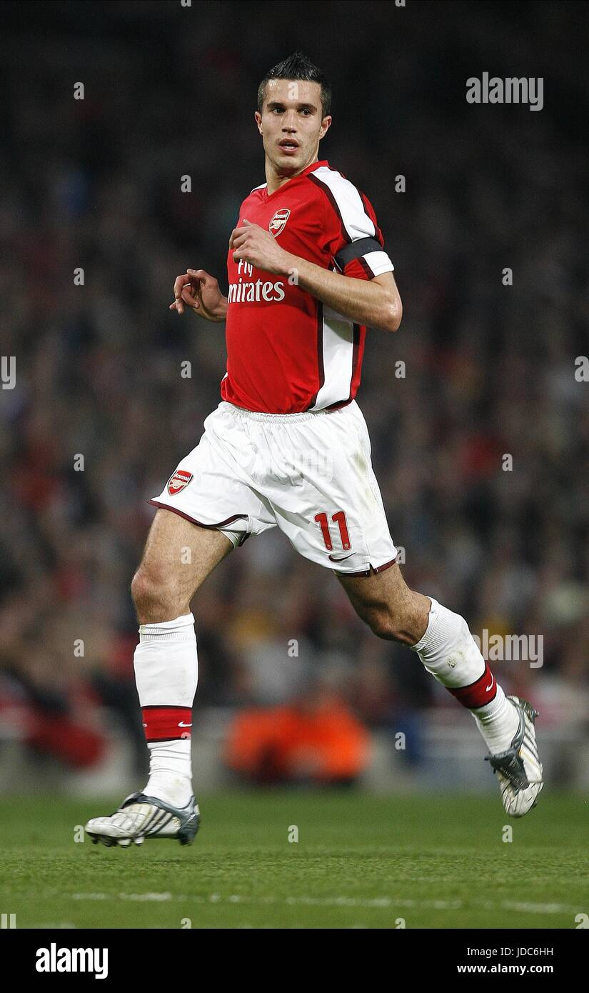 ROBIN VAN PERSIE ARSENAL FC EMIRATES STADIUM LONDON ENGLAND 15 April 2009 Stock Photo