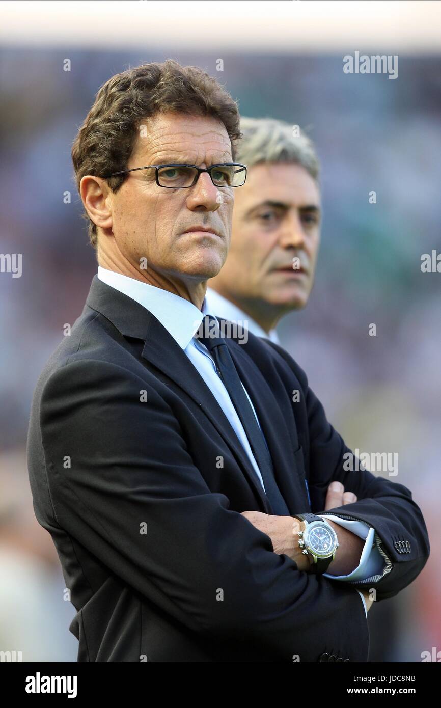 FABIO CAPELLO ENGLAND FOOTBALL MANAGER CENTRAL STADIUM ALMATY