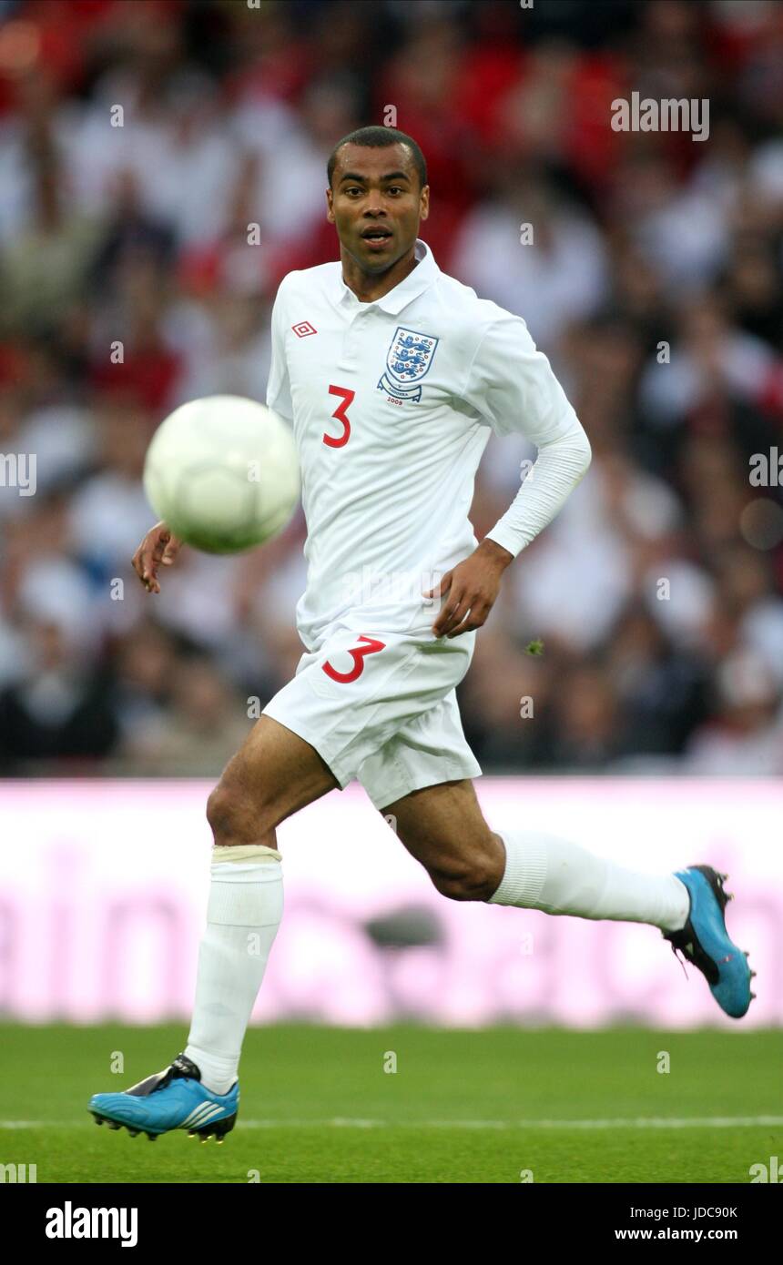ASHLEY COLE ENGLAND V ANDORRA WEMBLEY STADIUM LONDON ENGLAND 10 June ...