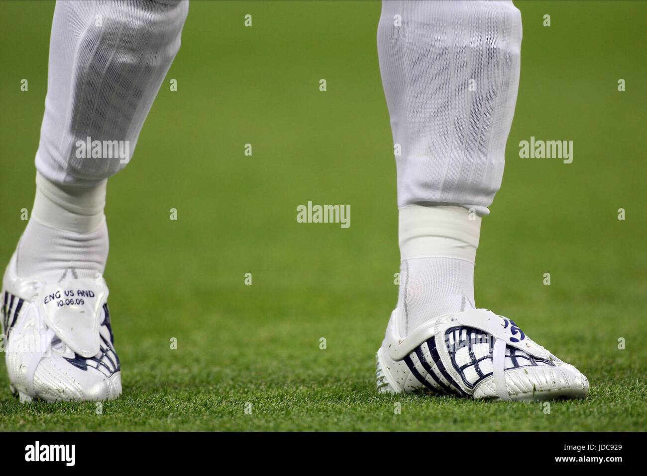 DAVID BECKHAM'S BOOTS ENGLAND V ANDORRA WEMBLEY STADIUM LONDON ENGLAND