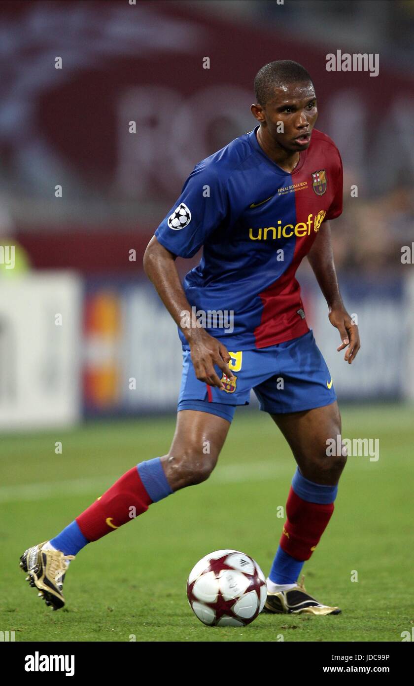 SAMUEL ETO`O FC BARCELONA STADIO OLIMPICO ROME ITALY 27 May 2009 Stock ...