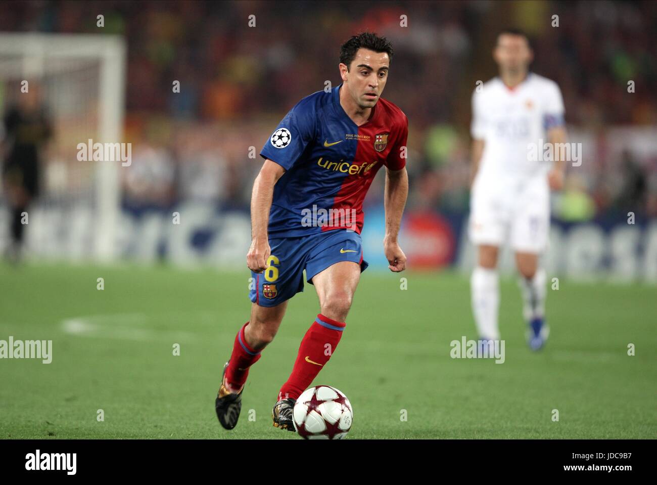 XAVI FC BARCELONA STADIO OLIMPICO ROME ITALY 27 May 2009 Stock