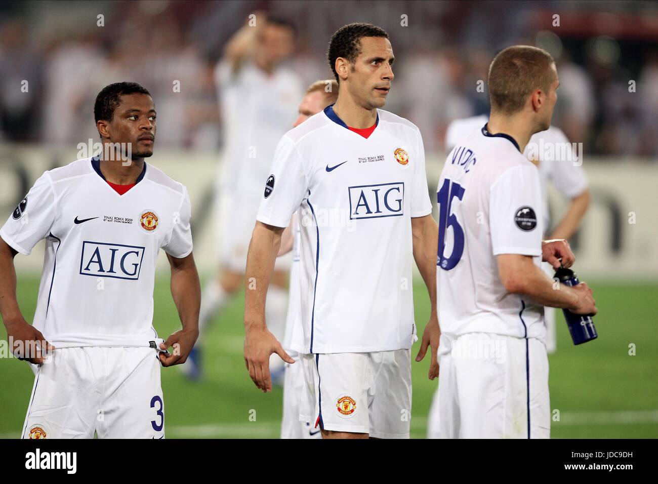 RIO FERDINAND & PATRICE EVRA BARCELONA V MANCHESTER UNITED STADIO