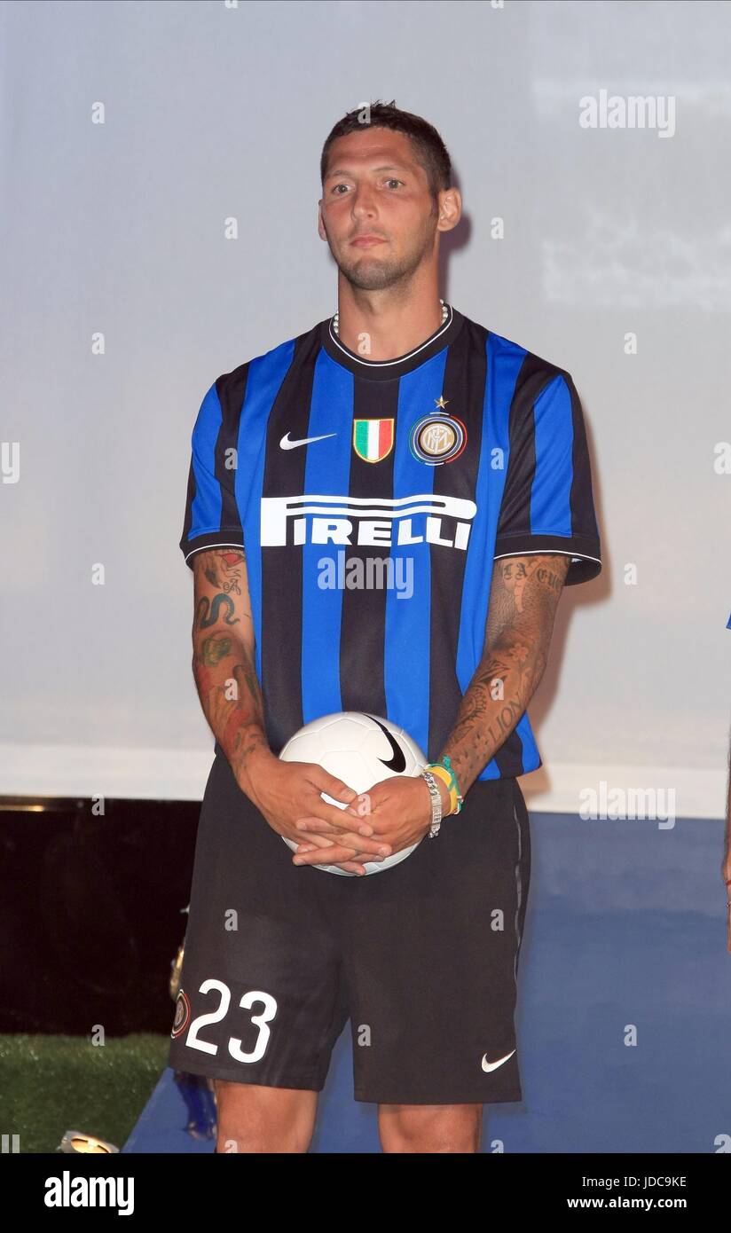 MARCO MATERAZZI INTER MILAN LOS ANGELES CA USA 16 July 2009 Stock Photo -  Alamy