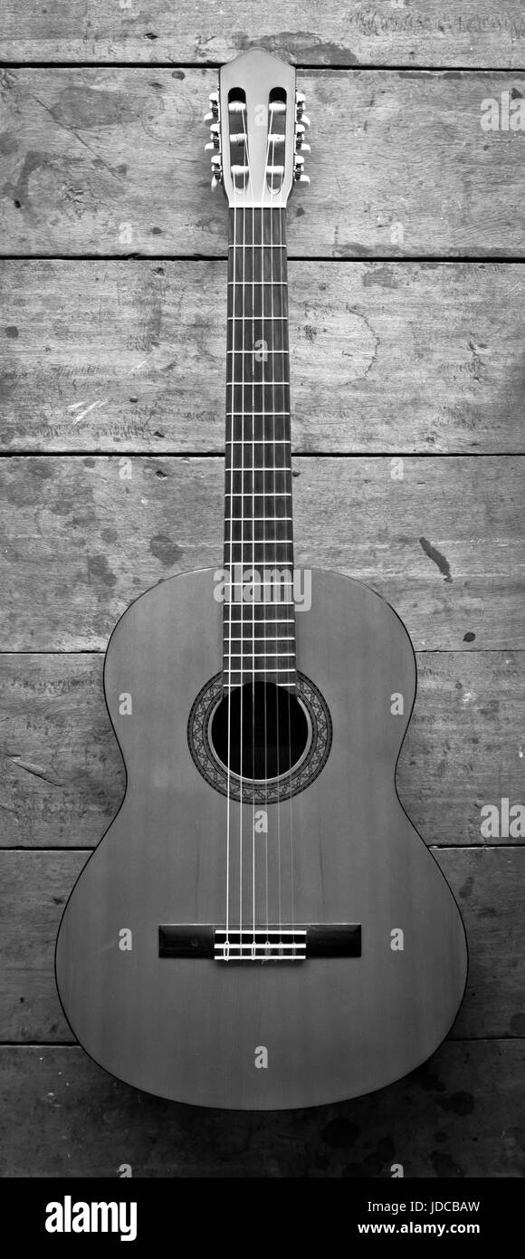 acoustic classical guitar with strings Stock Photo Alamy