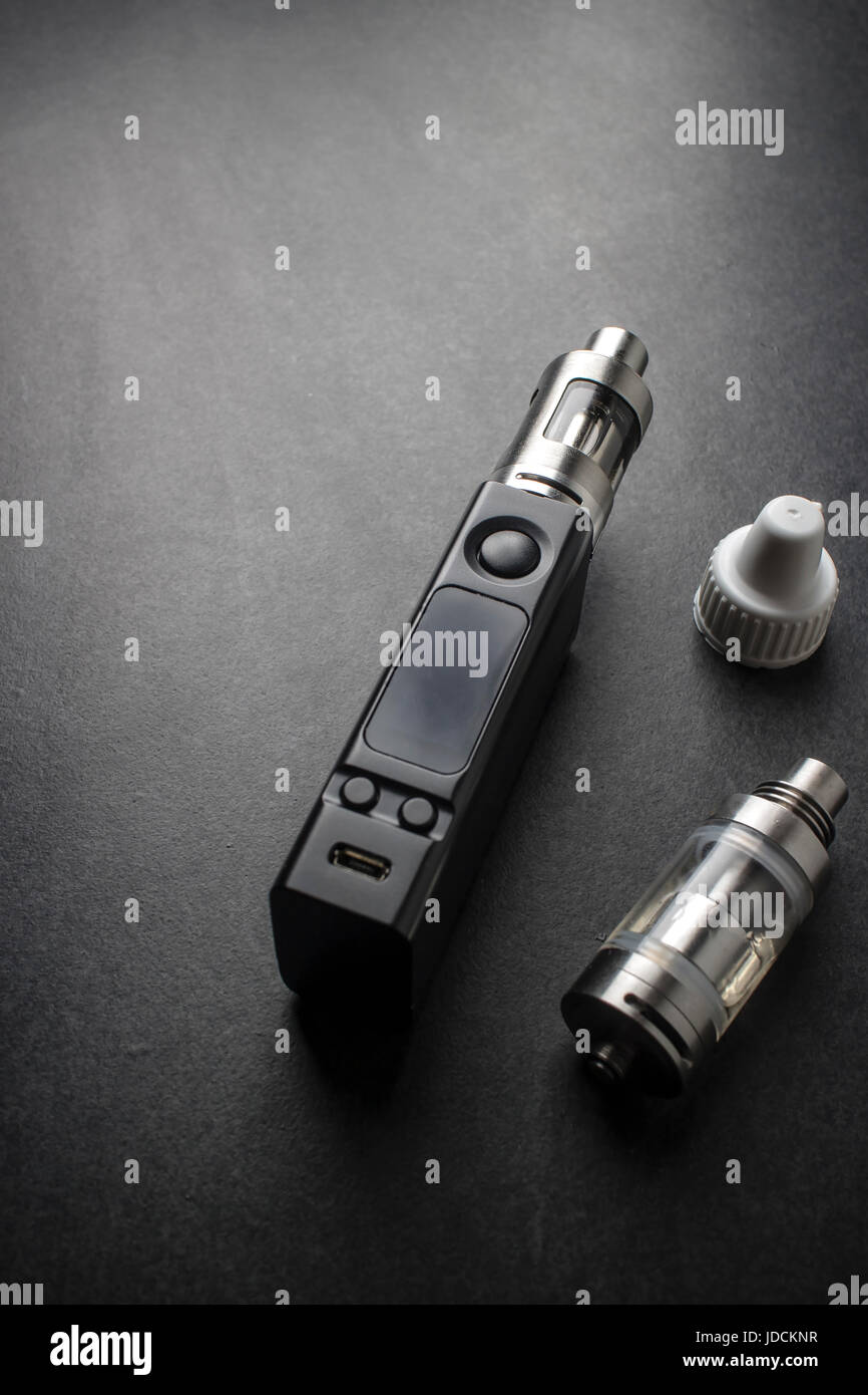 Advanced vaping device, Ecigarette in close up Stock Photo Alamy
