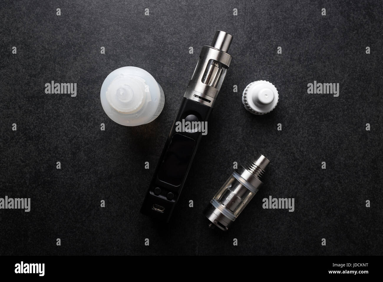 Advanced vaping device, Ecigarette from above Stock Photo Alamy