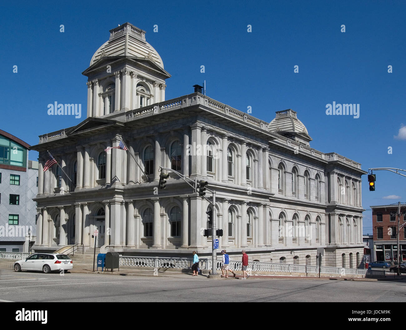 Old Port District, Portland, Maine, USA Stock Photo Alamy