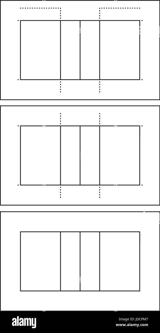 Set of different volleyball court isolated on white Stock Vector Image ...