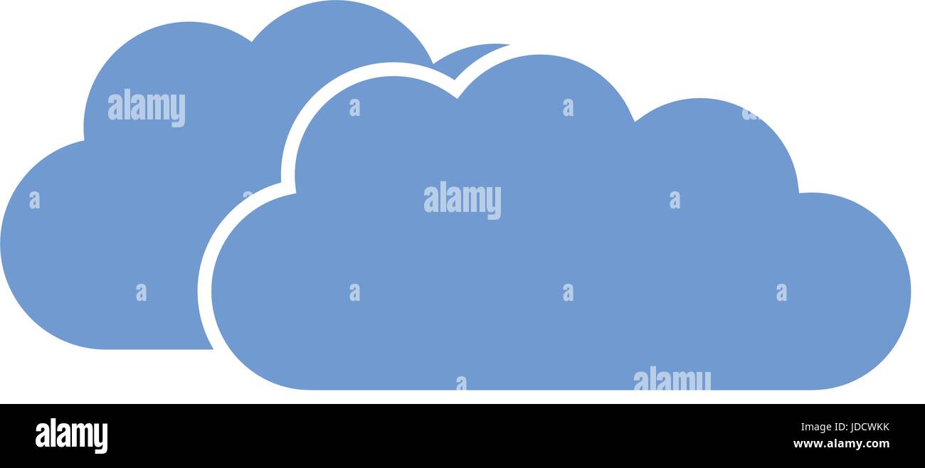 Icon clouds on white background in vector Stock Vector Image & Art - Alamy