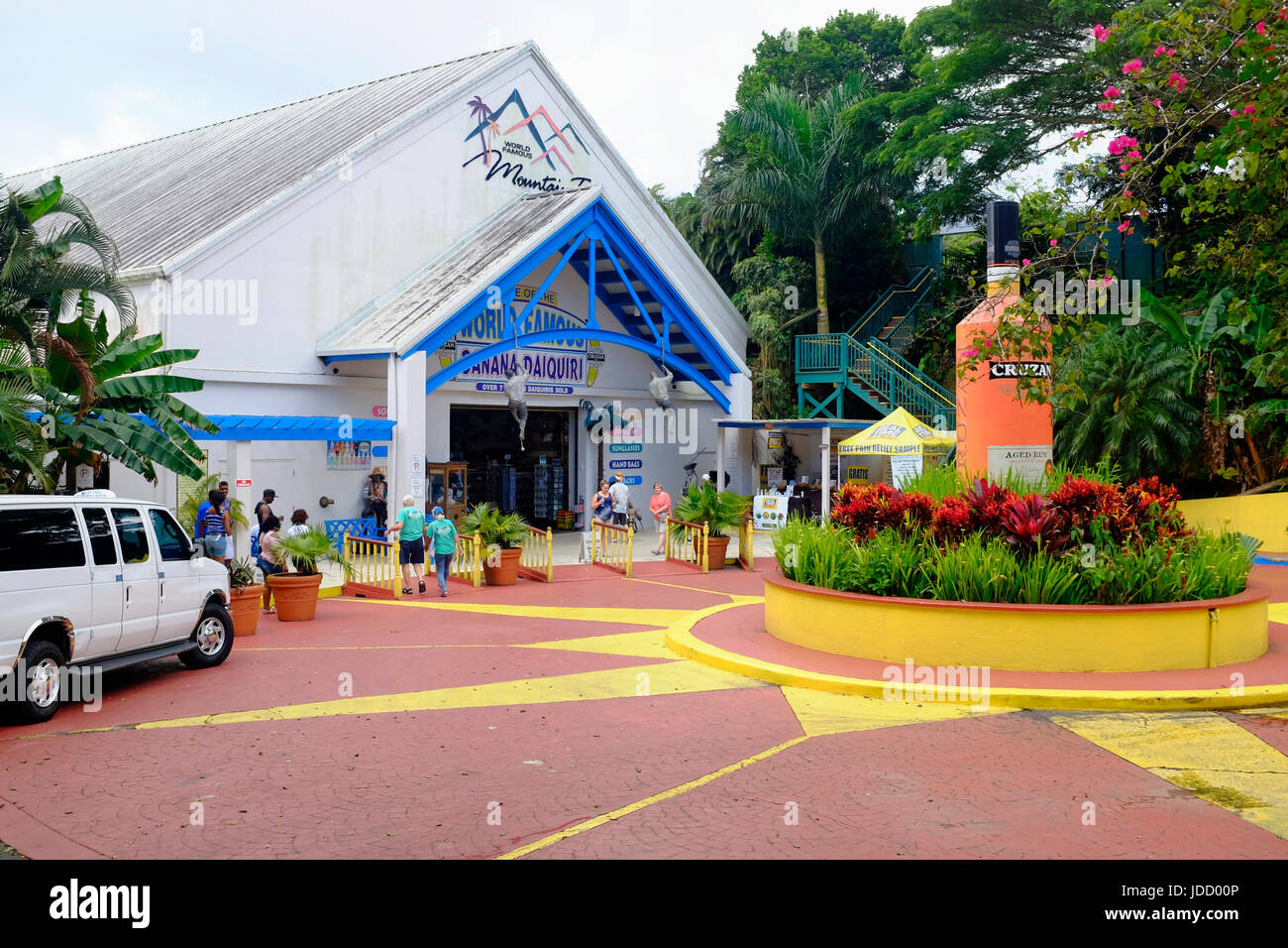 Large Cruzan Rum Bottle at Mountain Top Gift Shop St. Thomas Virgin