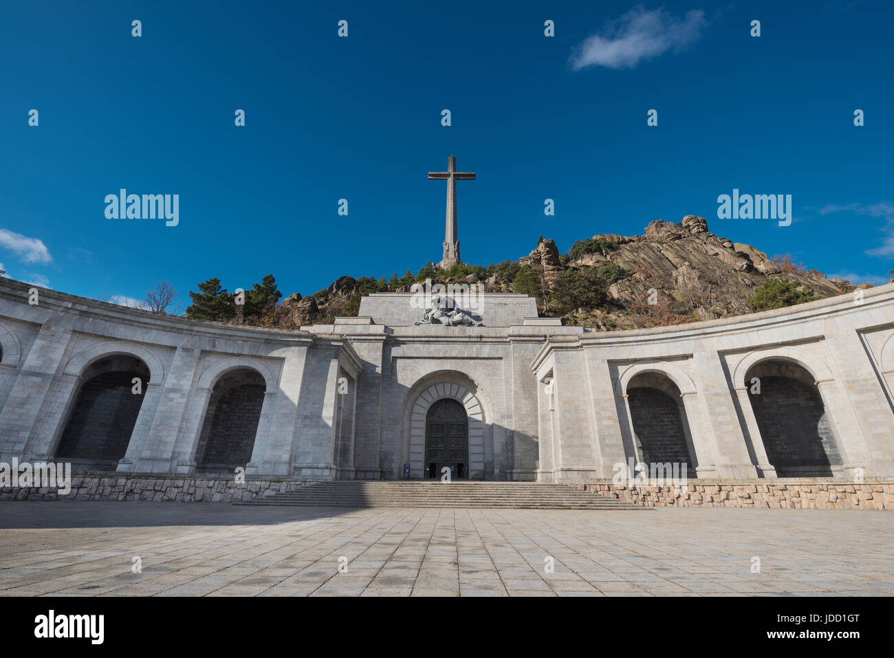 Valley of the fallen, Madrid, Spain. Stock Photo