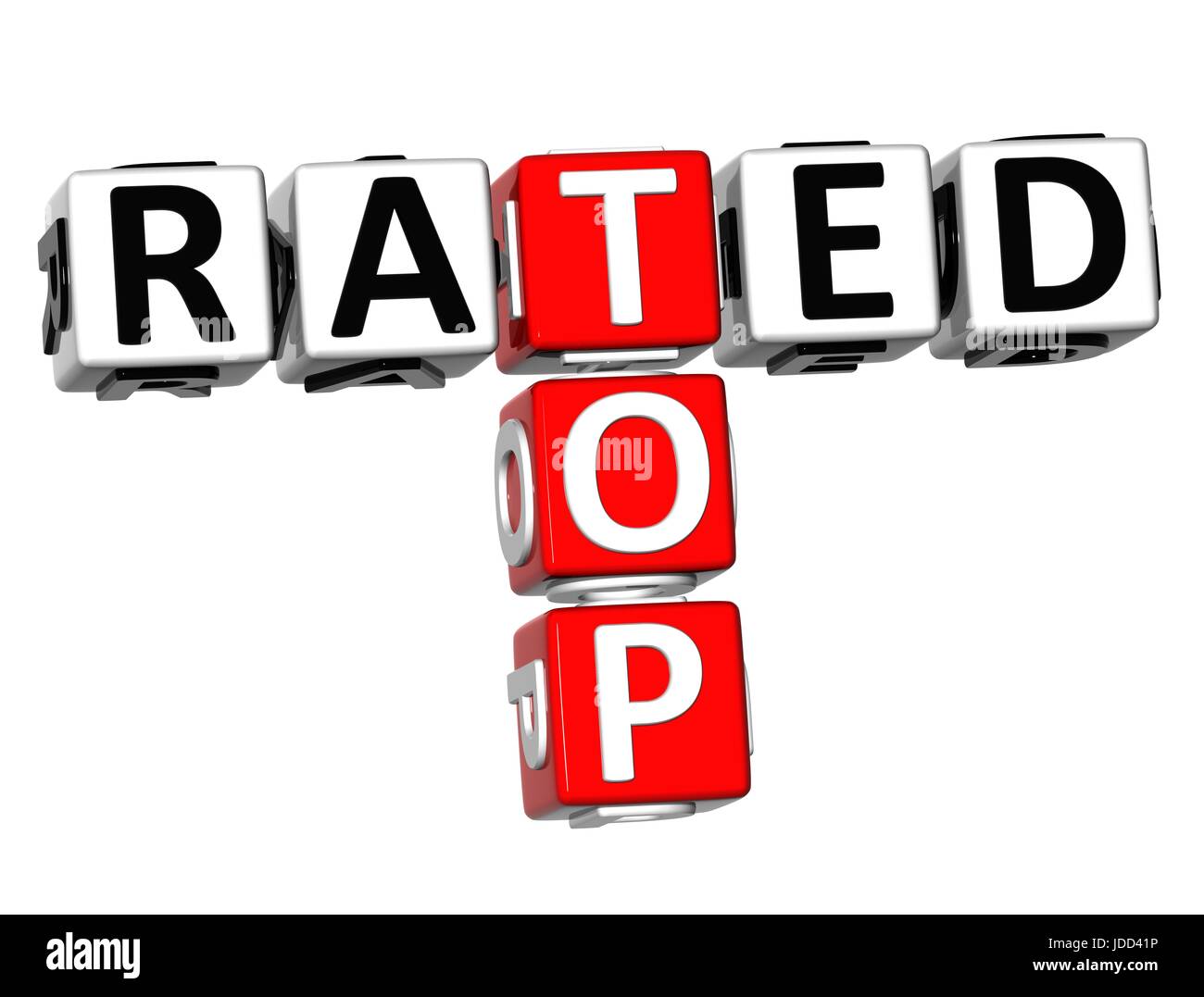 3D Top Rated Crossword on white background Stock Photo Alamy 3D Top Rated Crossword on white background Stock Photo Alamy