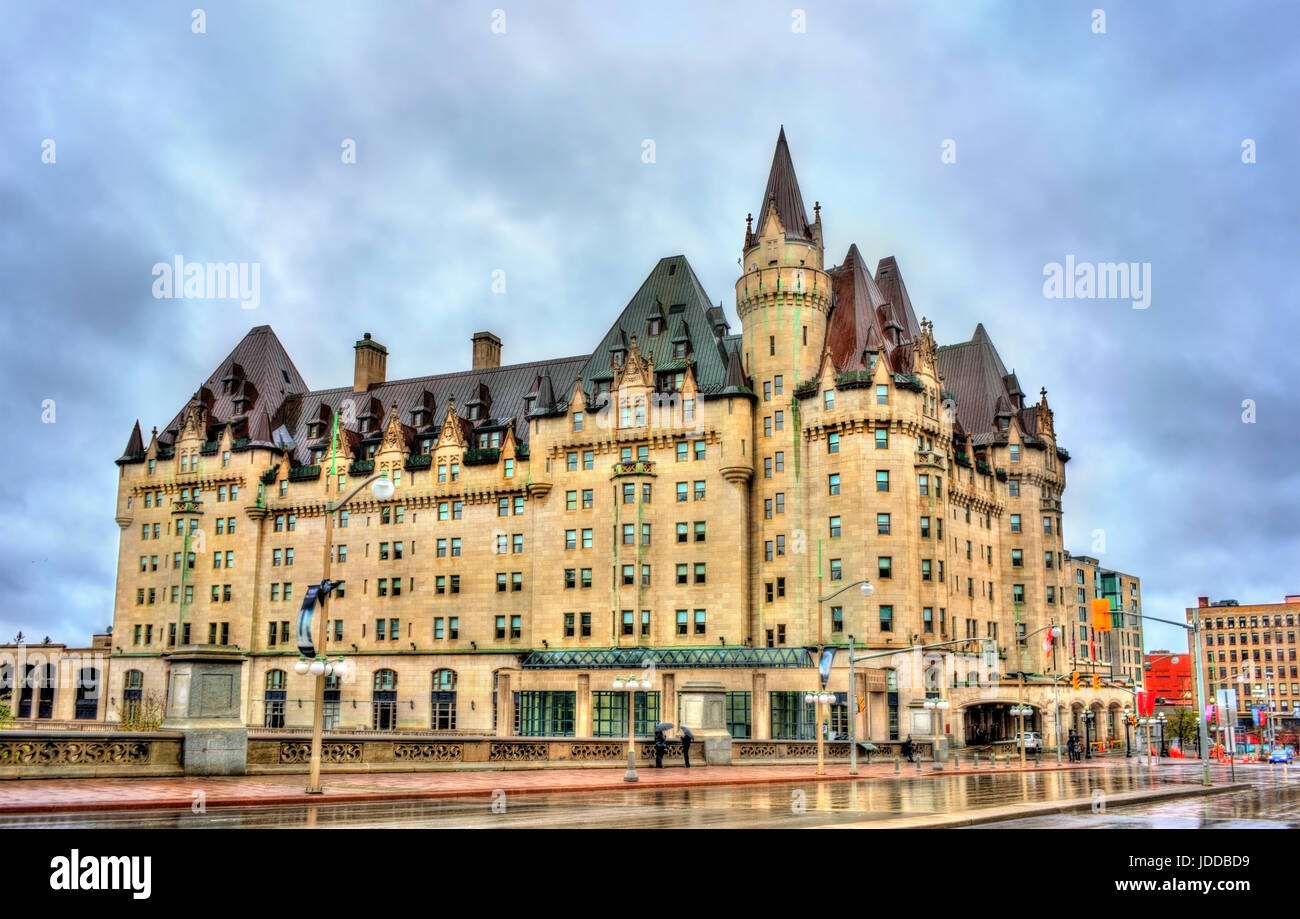 Ottawa canada chateau castle laurier fairmont hotel tourism hi-res ...