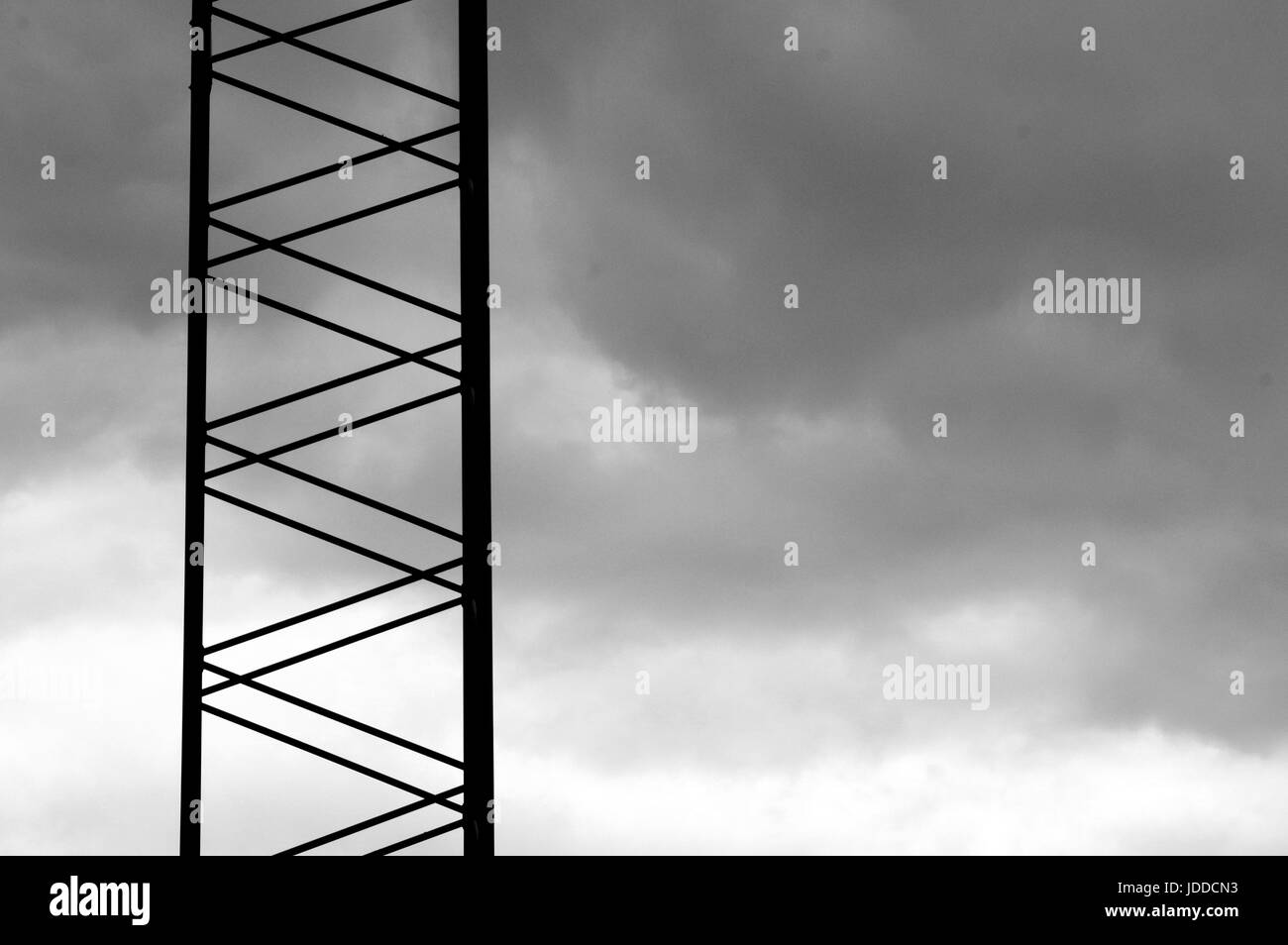 Tower, Abstract, Silhouette, Lines, Metal tower, Perspective Stock ...