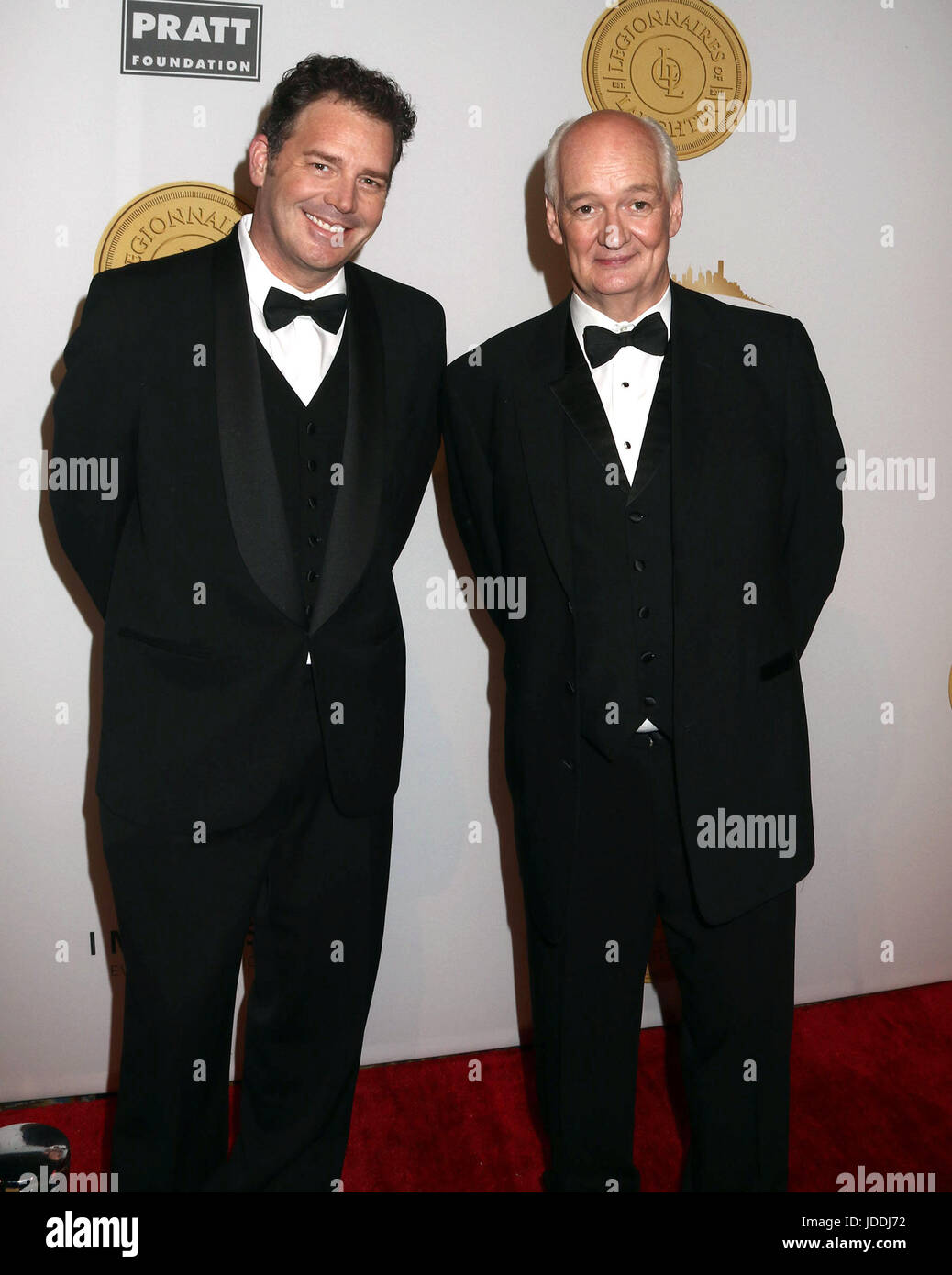 New York, New York, USA. 19th June, 2017. Comedians BRAD SHERWOOD and COLIN MOCHRIE attend the Legionnaires of Laughter Gala held at Cipriani Wall Street. The celebrity/sports memorabilia auction was held to benefit Jerry's House, a charity created by comedian Jerry Lewis to help children with health & special needs. Credit: Nancy Kaszerman/ZUMA Wire/Alamy Live News Stock Photo