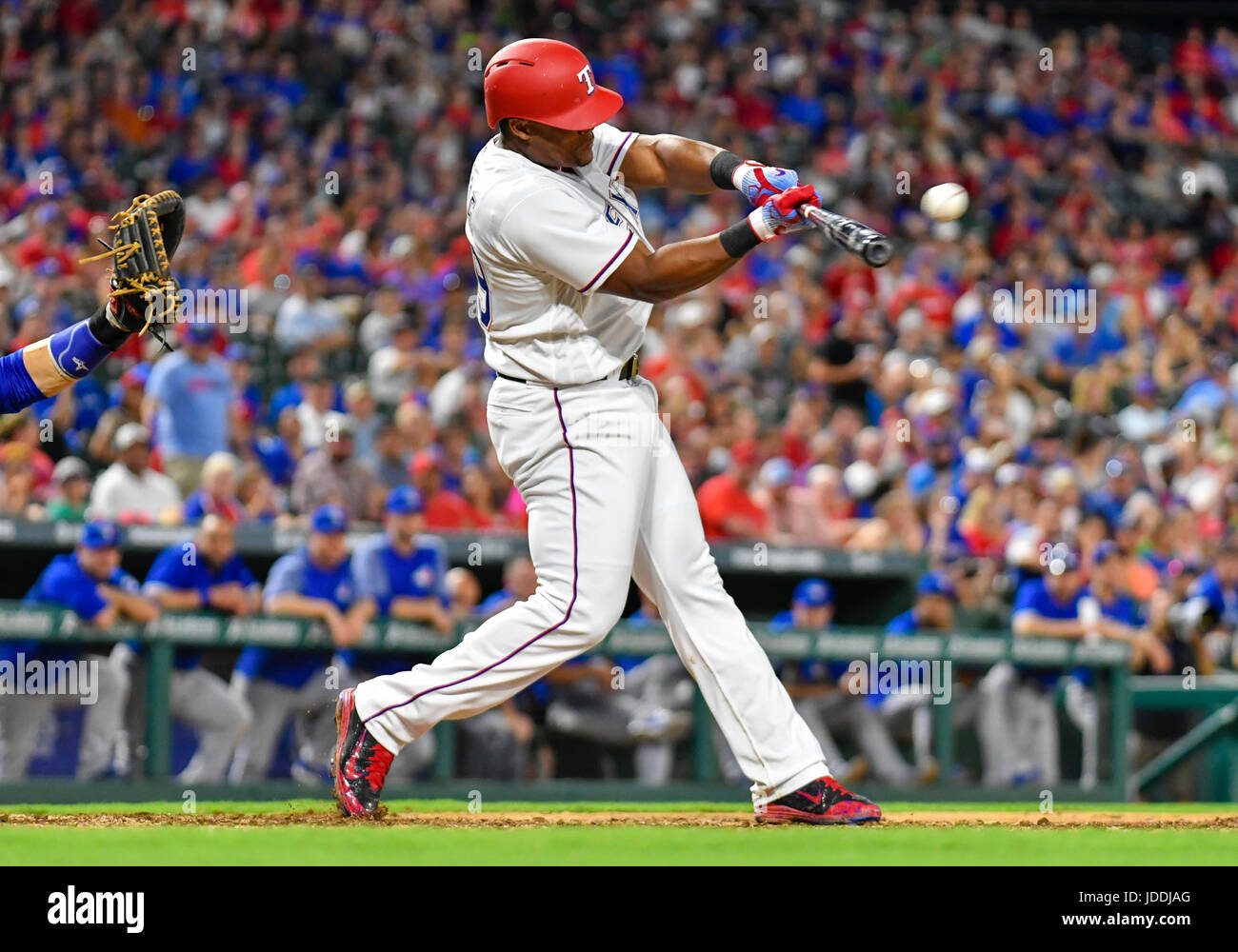 Arlington, Texas, USA. 19th June, 2017. Texas Rangers third baseman ...