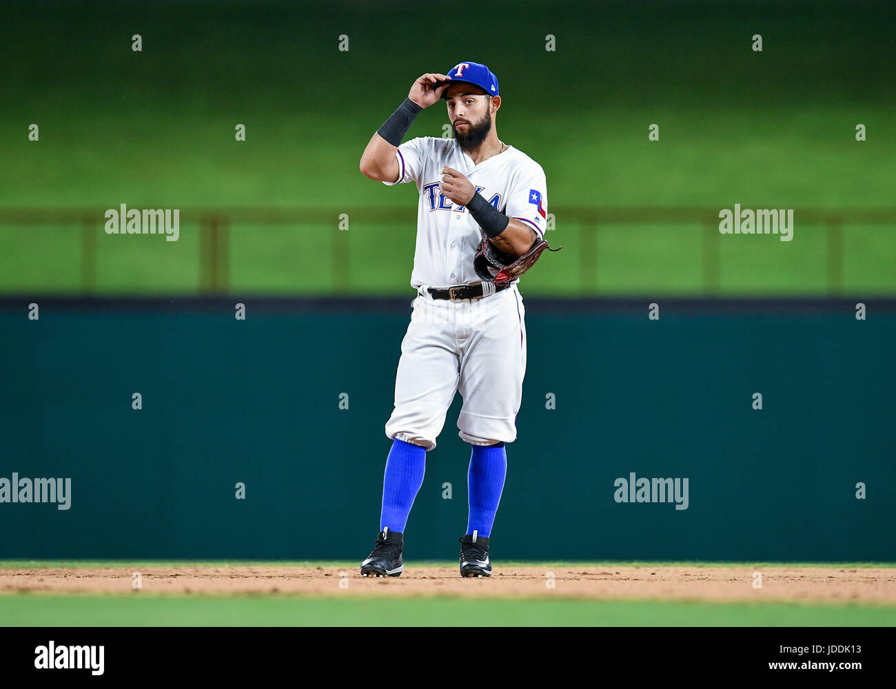 June 16th, 2017:.Texas Rangers second baseman Rougned Odor (12) during ...