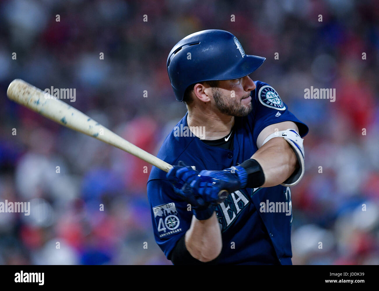 June 16th, 2017.Seattle Mariners catcher Mike Zunino (3) at bat during