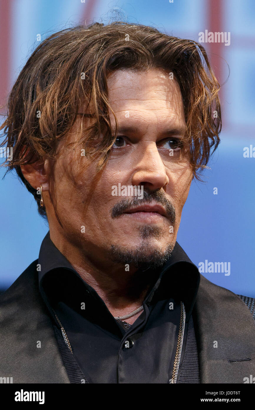 Tokyo, Japan. 20th Jun, 2017. American actor Johnny Depp attends the ...