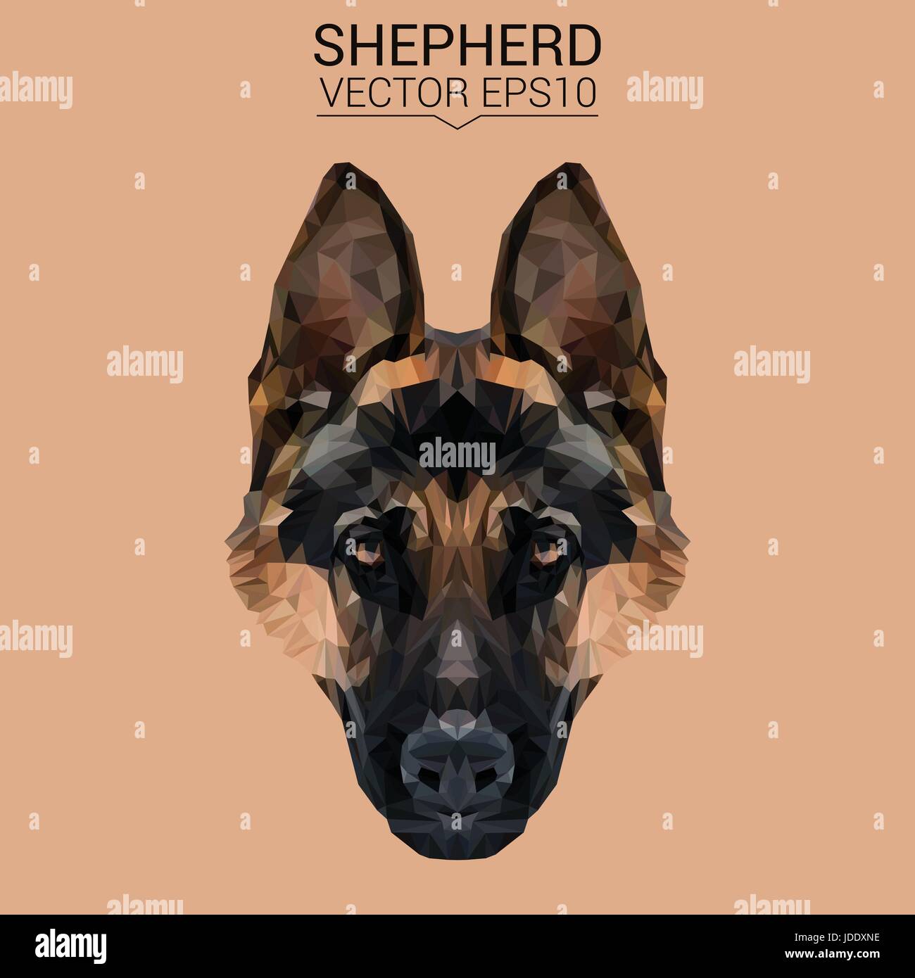 German shepherd cartoon Stock Vector Images - Alamy