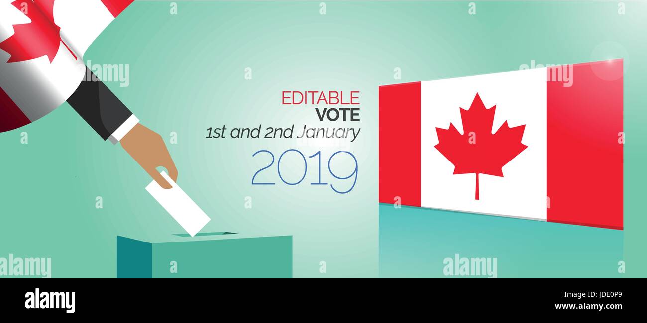Election Voting Box In Canada Stock Vector Image Art Alamy