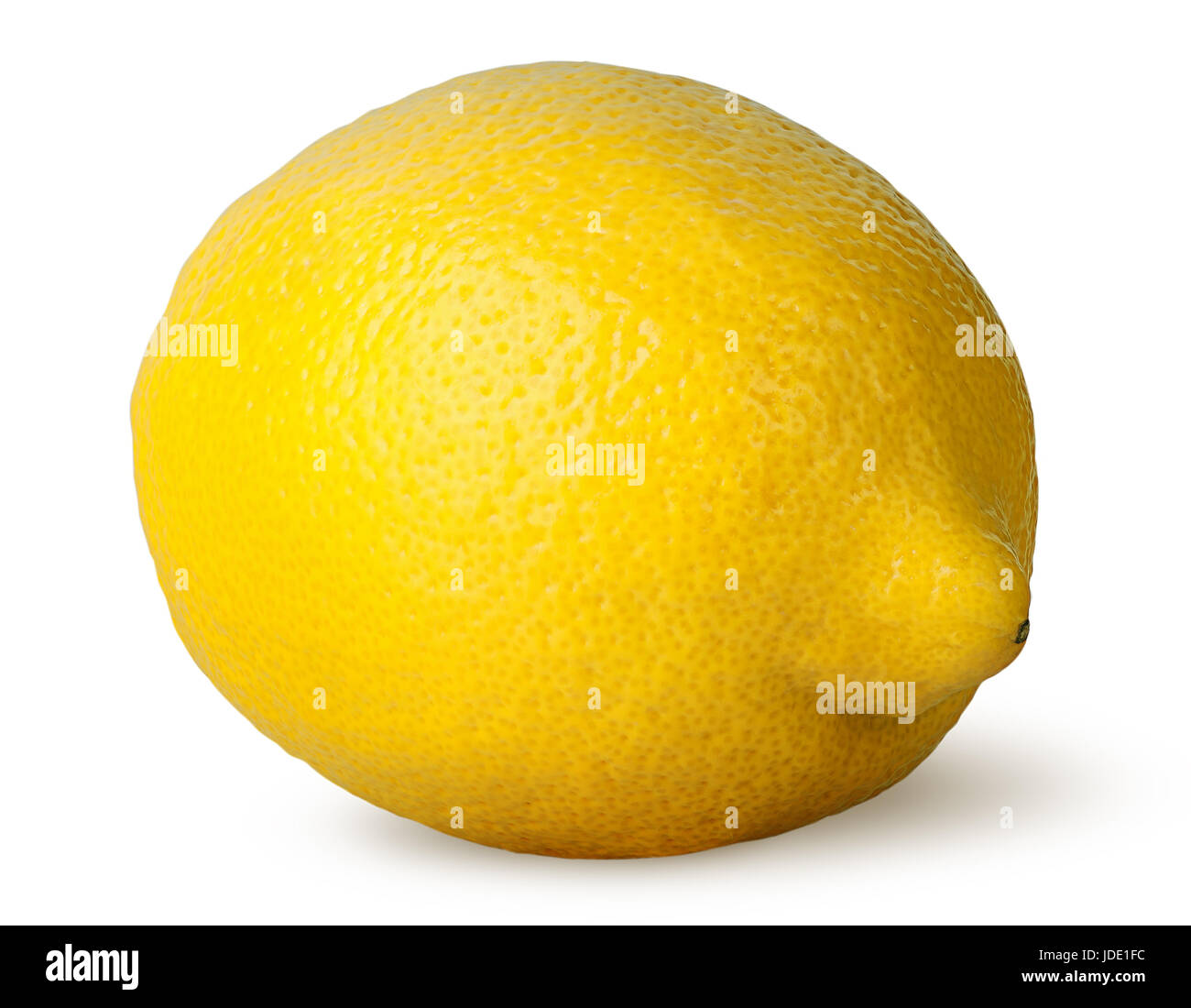 Ripe fresh lemon rotated Stock Photo