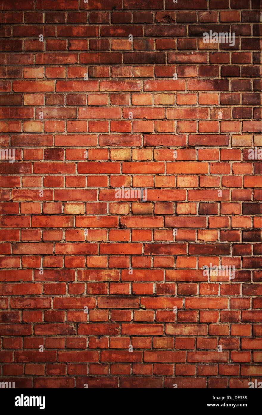 Weathered stained old brick wall background Stock Photo - Alamy