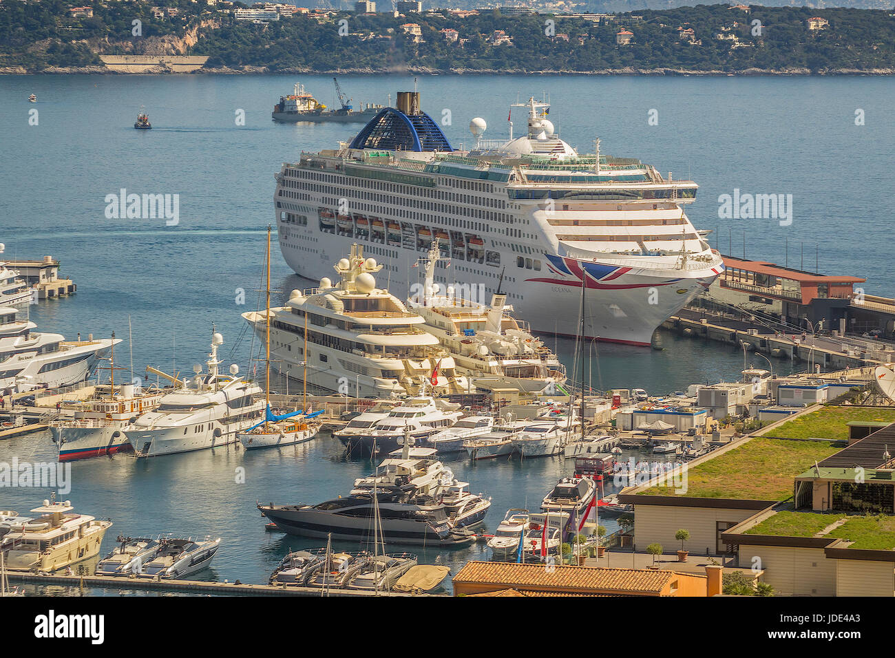 Cruise Ship Oceana, Monte Carlo, Monaco Stock Photo Alamy