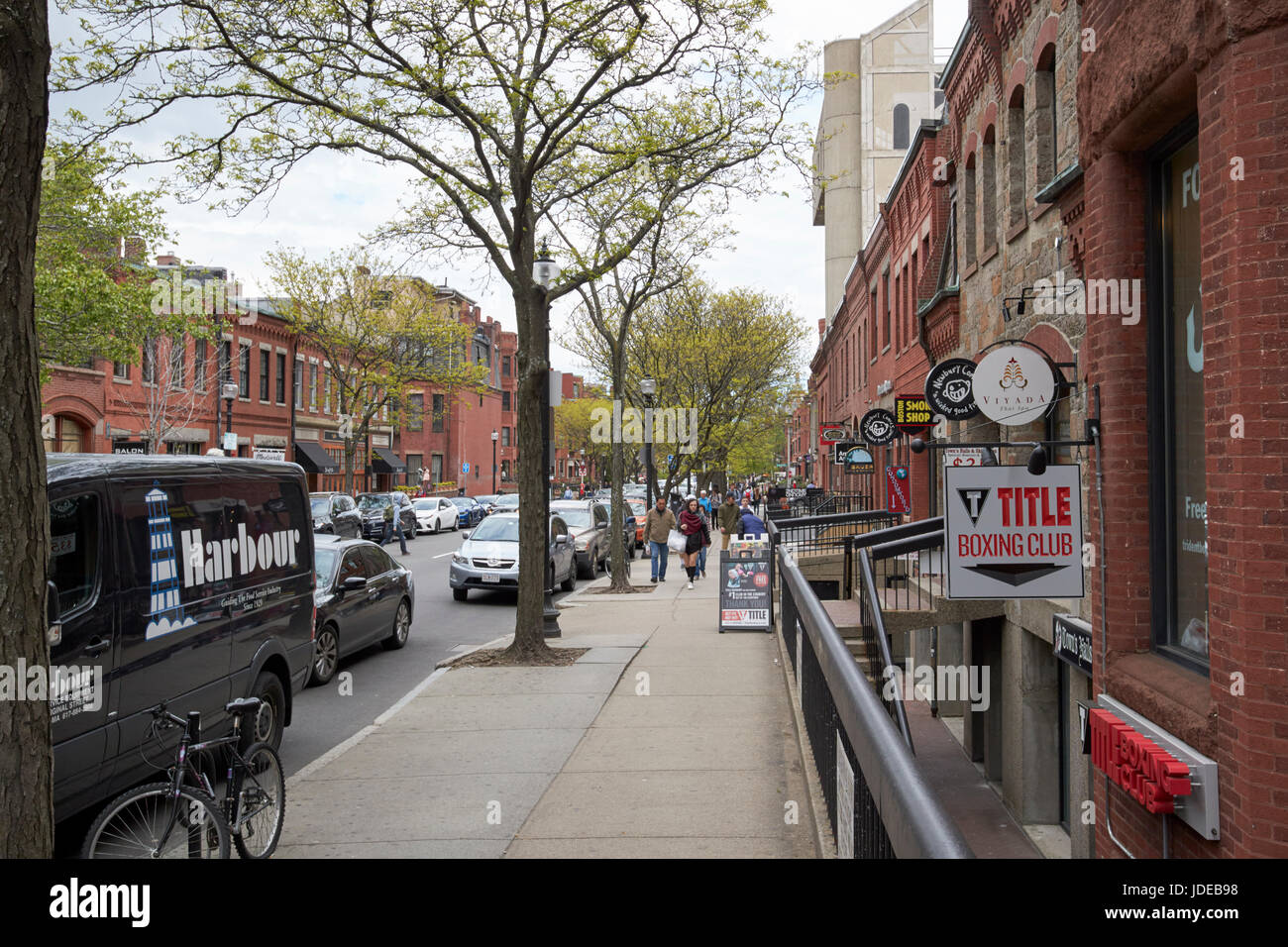 Back bay boston newbury street hires stock photography and images Alamy