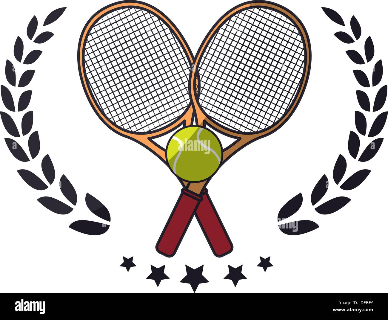 Tennis rackets equipment icon vector illustration graphic design Stock  Vector Image & Art - Alamy