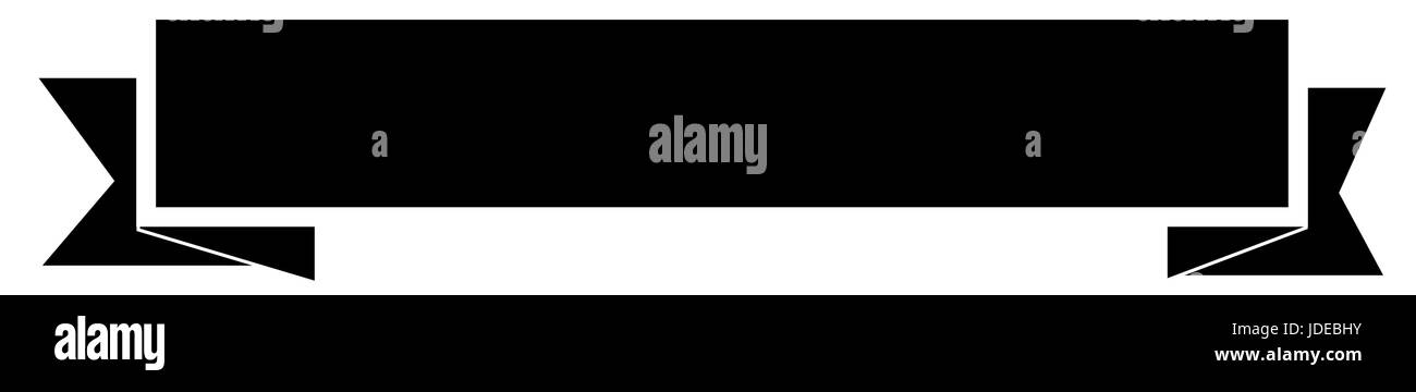 Ribbon banner empty Stock Vector Image & Art - Alamy