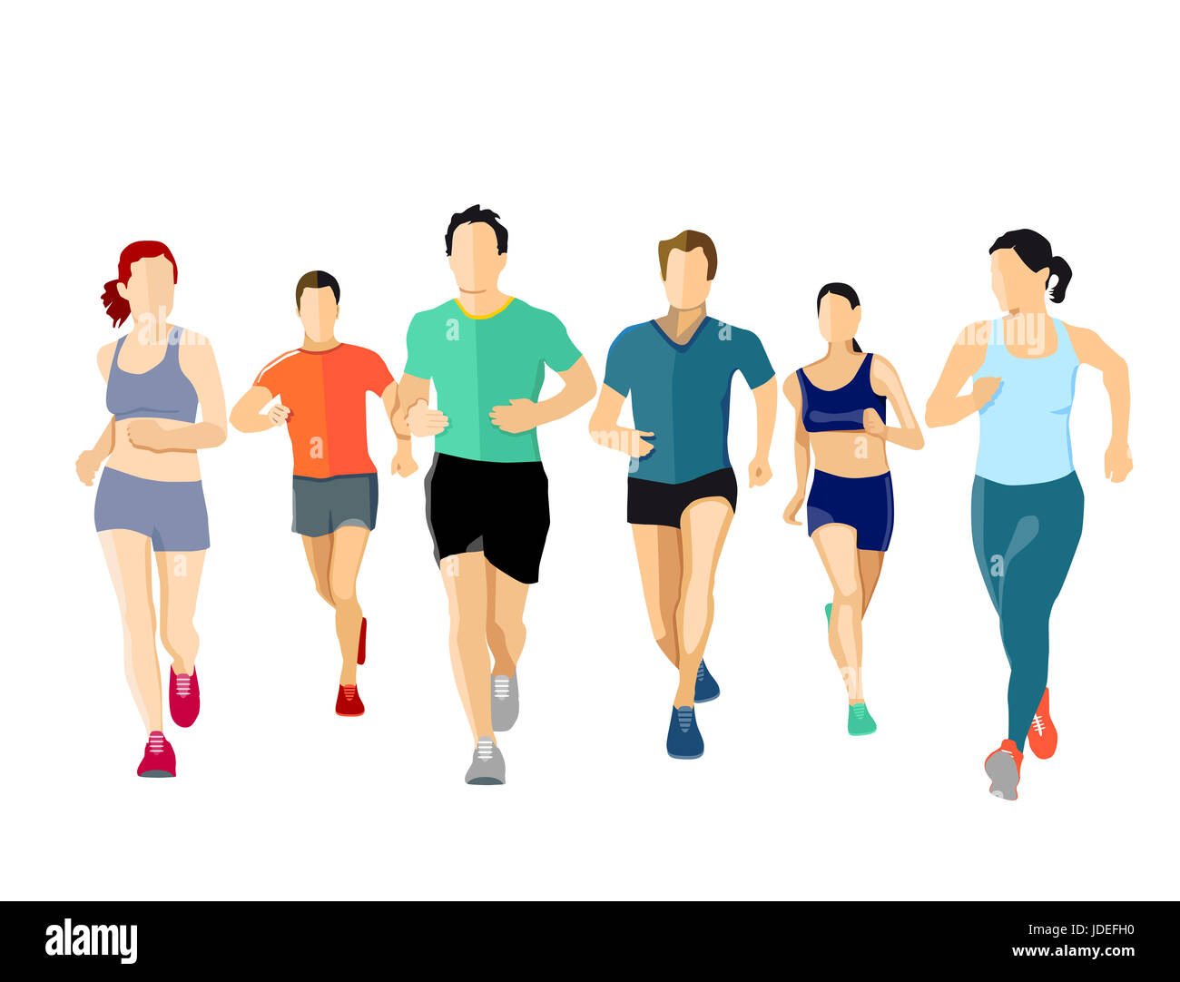 runner, run, walk, marathon, people, group, race, fitness, health