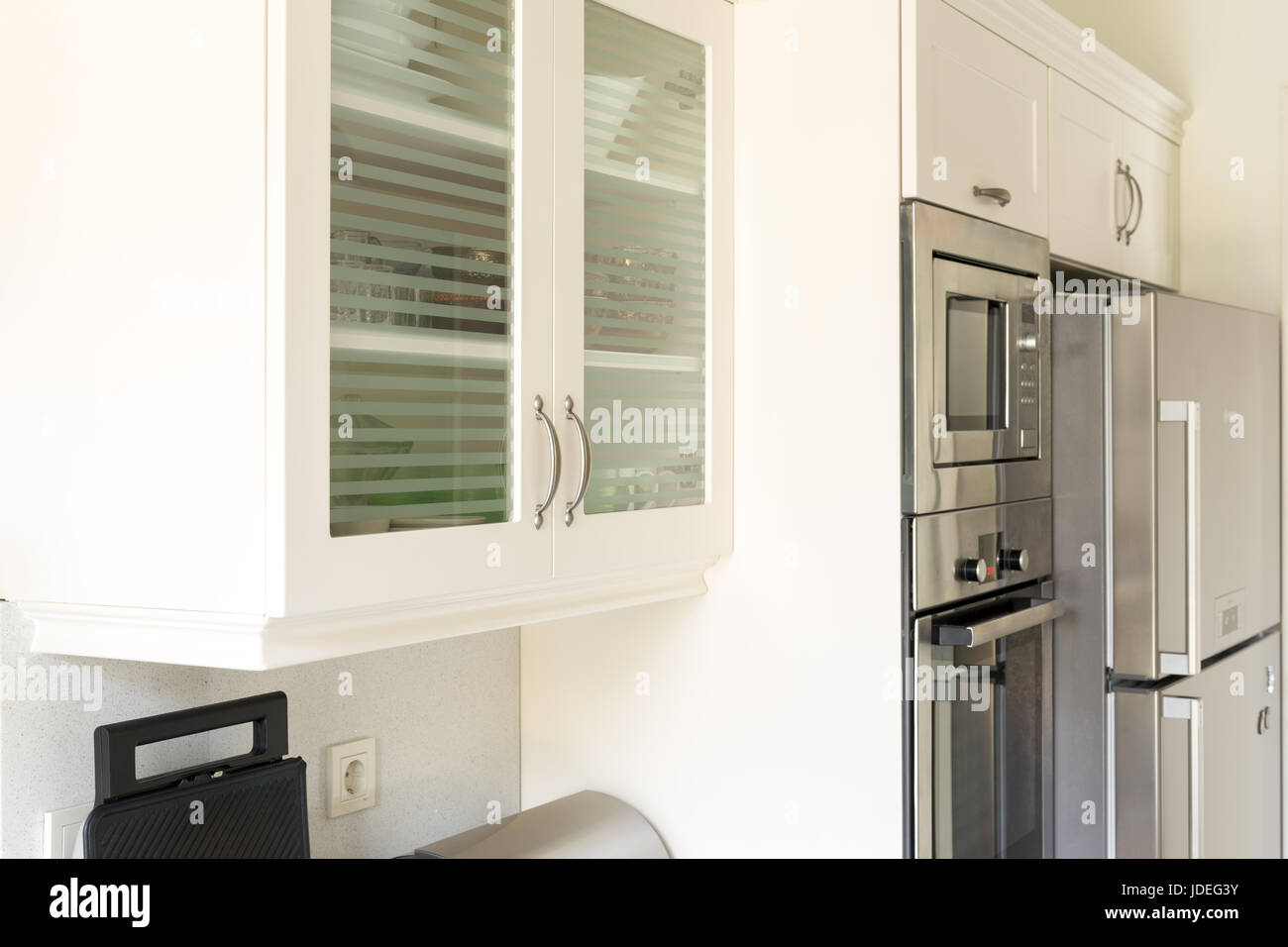 Interior Of A House Kitchen Cupboards And Built In Modules