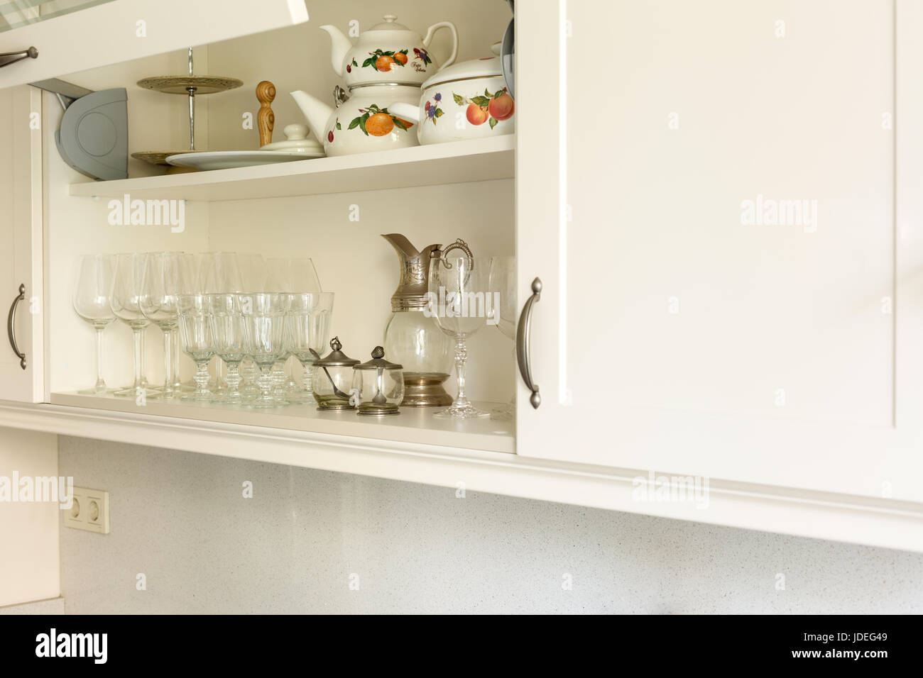 Interior Of A House Kitchen Cupboards And Built In Modules