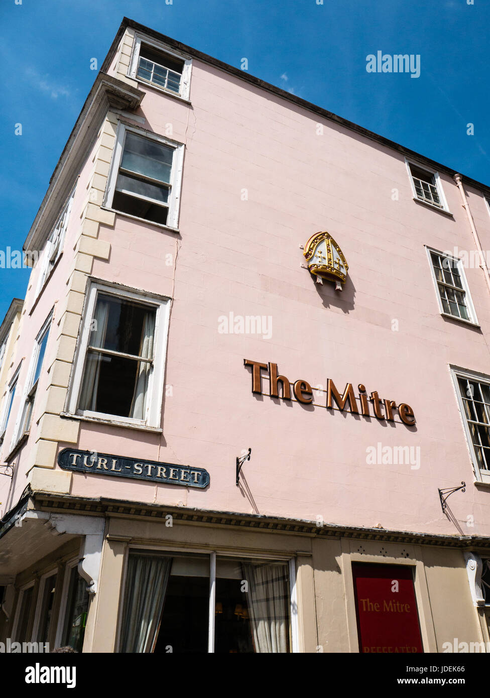The Mitre, Historic Inn, Oxford, Oxfordshire, England, UK, GB. Stock Photo