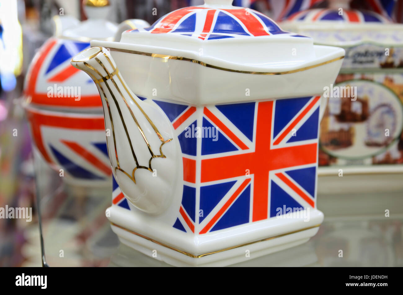 Souvenirs from UK , british icon to buy in gift shops Stock Photo - Alamy