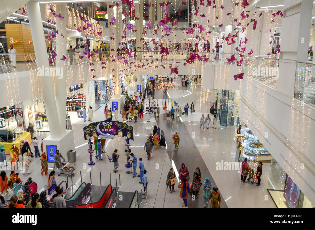 Emporium Shopping Mall, Lahore, Pakistan on 2 June 2017 Stock Photo - Alamy